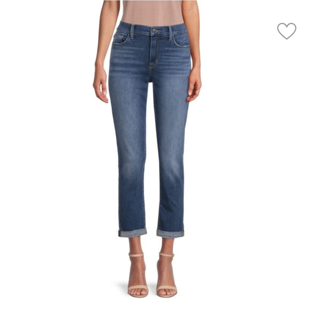 Hudson Jeans Blue Ankle & Cropped Women's Jeans